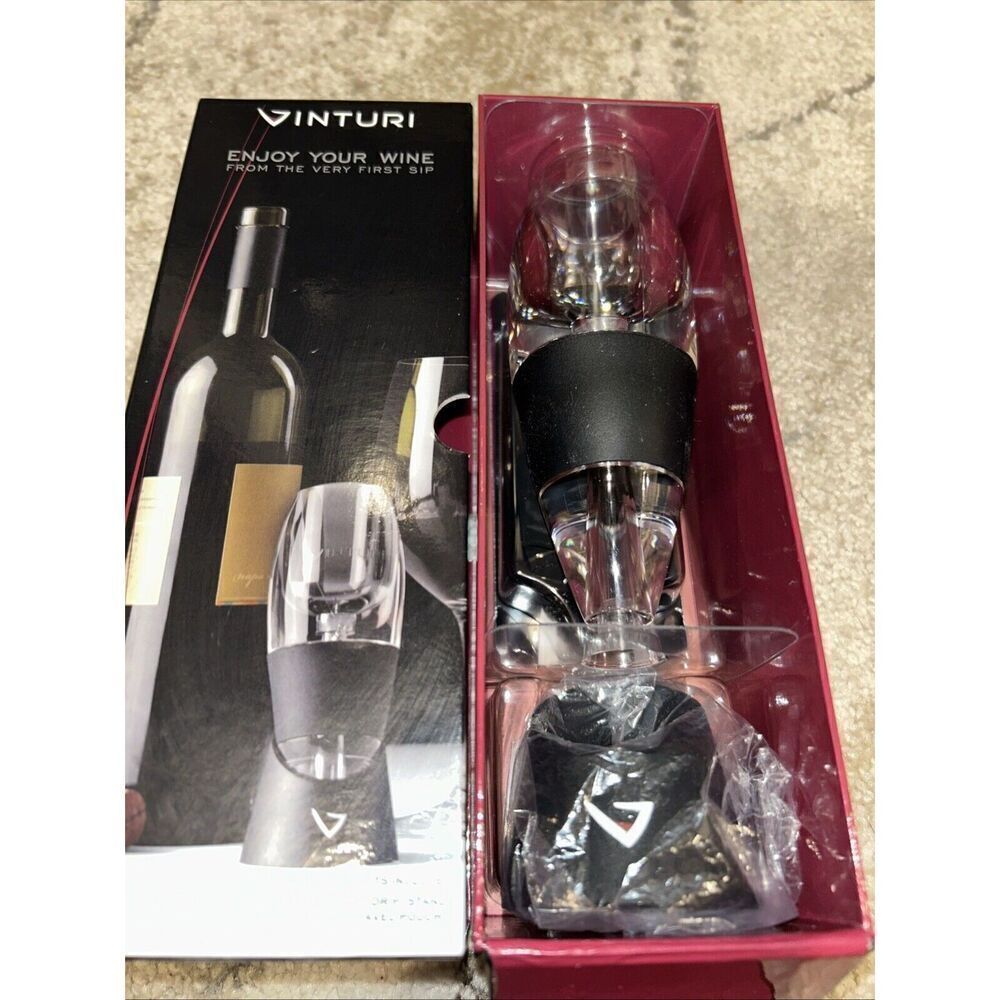 VINTURI Red Wine Aerator Includes Base Enhanced Mesh and Stand